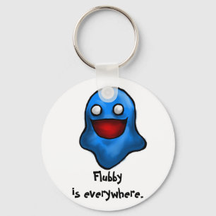 Flubby está por todas partes llavero