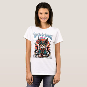 Fluff, soy una adorable y graciosa camiseta animal