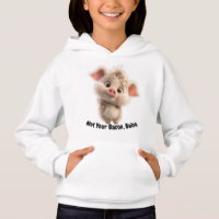 Fluffy Piglet con los ojos grandes - Be Kind Go Ve