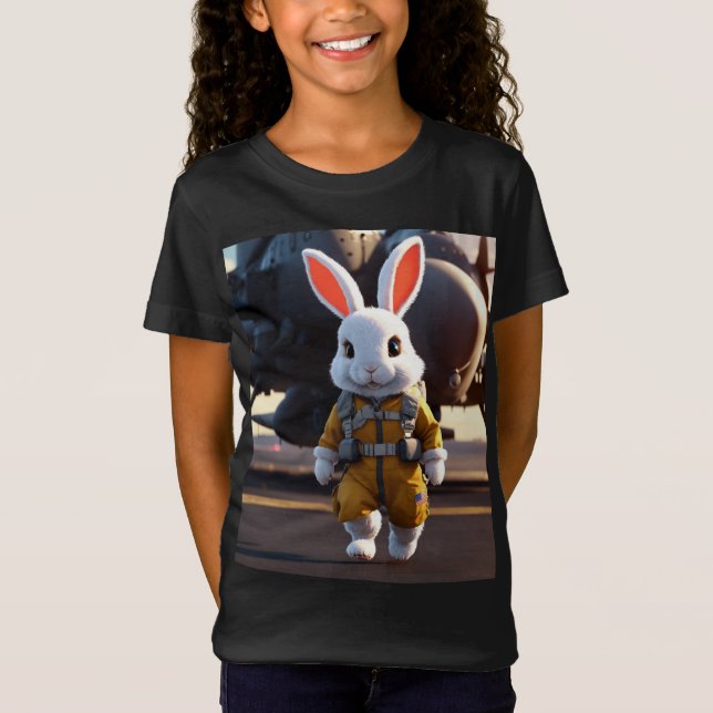 Fluffy Pilot Adventure - Camiseta Baby Fine Jersey (Anverso)