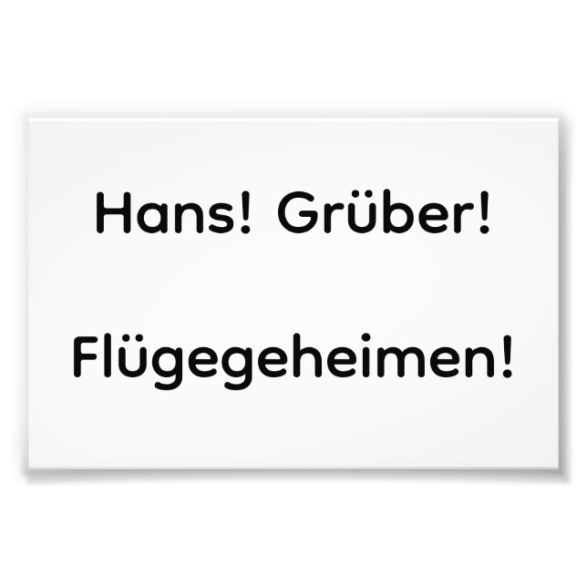 Flügegeheimen Foto Ampliación (Frente)