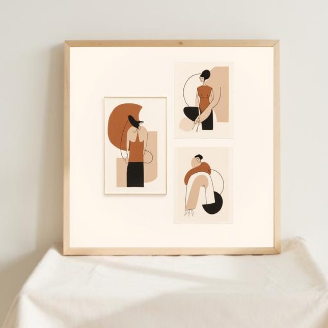 Flujo Armónico – Arte Botánico Abstracto de Pared  (Subido por el creador)