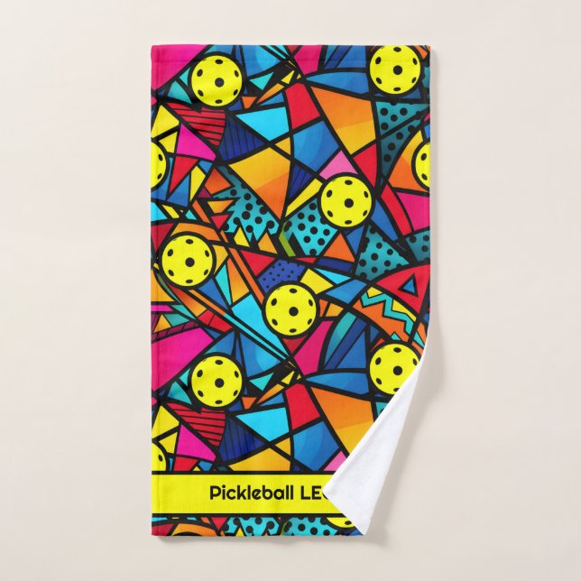 Flujo de baloncesto con energía del personalizable (Toalla de mano)