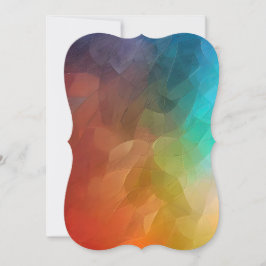 Flujo de color abstracto en formas