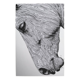 Flujo del salvaje caballo de arte de la línea Mini