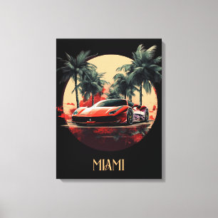 Flujo energético. Vibrante impresión de lienzo de 