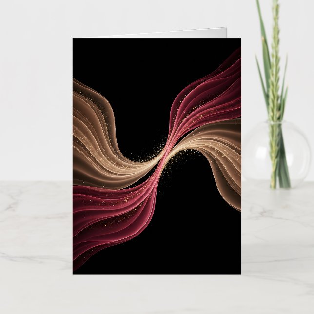Flujo Eterno de Amor — Arte Romántico Abstracto (Anverso)