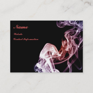 Flujo mágico - tarjeta de visita del humo