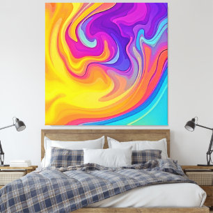 Flujo vibrante de arte líquido