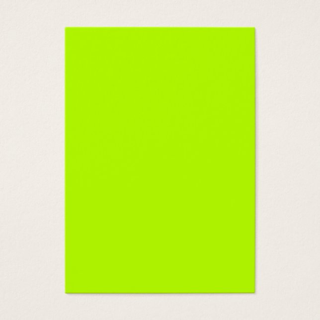 Fluorescente Lime Green Neon Yellow Personalizado (Frente)