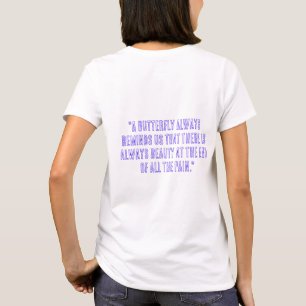 "Flutter etéreo: Camiseta inspirada en la mariposa