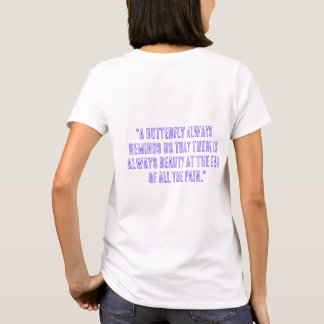 "Flutter etéreo: Camiseta inspirada en la mariposa