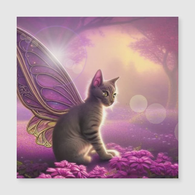 Flutter Mytt Kitty-Magnet (Anverso)