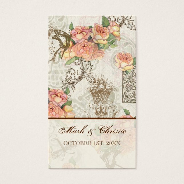 Flutterbyes 'n Rosas Elegante Boda (Frente)