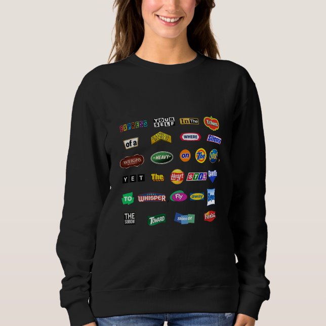 Fly Beyond Sorrow - Sudadera básica para mujer (Anverso)