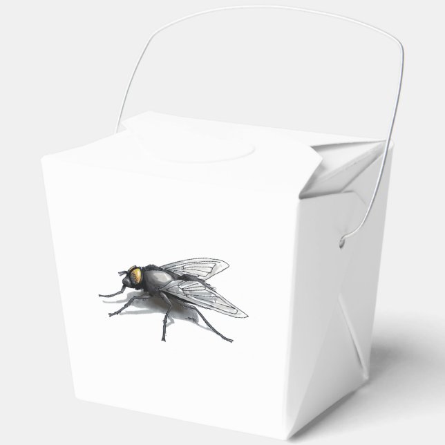 Fly Buddy gigante mosca blanca saca la caja (Anverso)