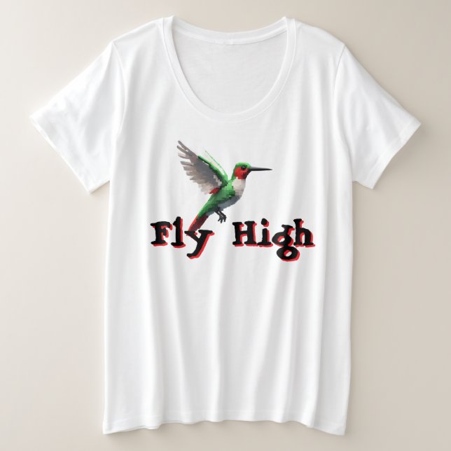Fly High Hummingbird (Anverso del diseño)