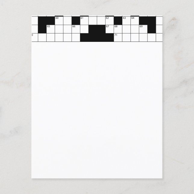 Flyer 16640-crucigrama-vector CROSSWORD PUZZLE VEC (Frente)