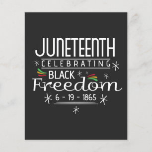 Flyer 1.º Junetón de Libertad Negra