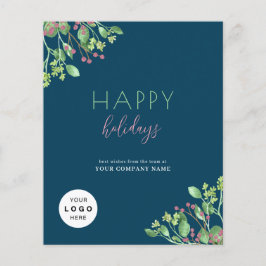 Flyer 2026 calendario comercial tarjeta de vacaciones pr