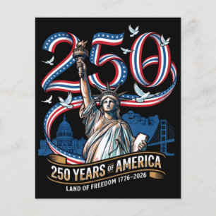 Flyer 250 Años Aniversario América 1776 2026