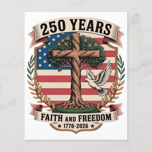 Flyer 250 Años Fe y Libertad (Frente)