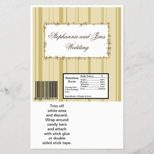 Flyer 2 Envoltura de barra grande Hershey's Sandy Beach (Frente)