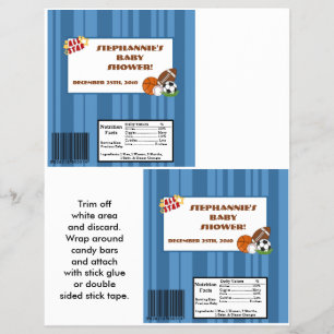 Flyer 2 Hershey's Large Bar Wrapper All-Star Blue