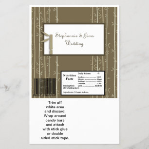 Flyer 2 Hershey's Large Bar Wrapper Bamboo Bliss