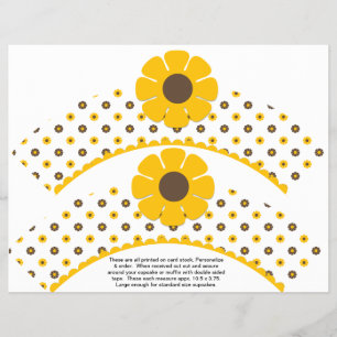 Flyer 2 Revueltas de torta de Personalizado de cumpleaño