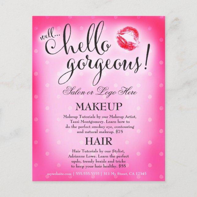 Flyer 311 Buenos días Hermoso Viajero De Belleza De Labi (Frente)