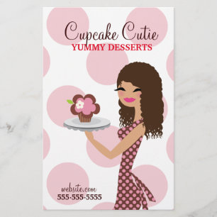 Flyer 311 Cupcake Cutie Curly Brown Hair