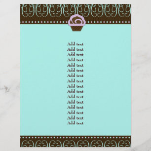 Flyer 311 Turquesa & Morado Swirly Sweet