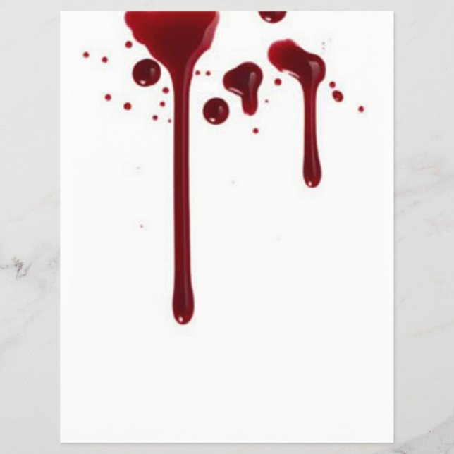 Flyer 4.ª mancha de sangre (Frente)