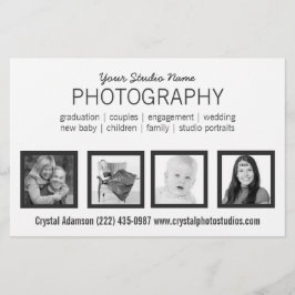 Flyer 4 Fotos Pro Fotógrafo profesional o cualquier prof