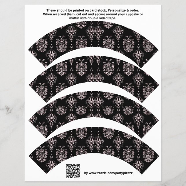 Flyer 4 Mallas de repostería para Personalizado de cumpl (Frente)
