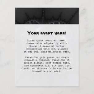 Flyer 50 Tonos Gris - Arte Fractal