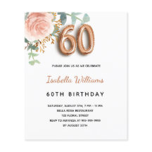 60.ª invitación presupuestaria rosa eucalipto