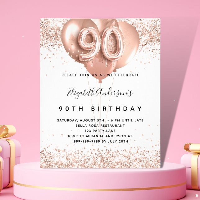 Flyer 90.ª invitación al presupuesto de globos de oro ro (Subido por el creador)