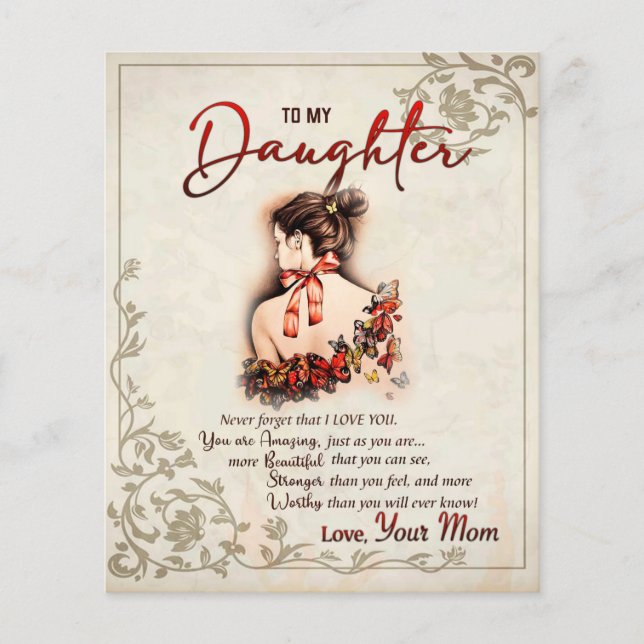 Flyer A Mi Hija, A Mi Hija Y A Mi Mamá (Frente)