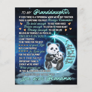 Flyer A mi nieta Elephant Idea de regalo de cumpleaños