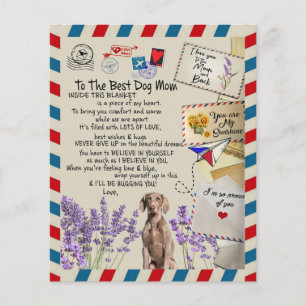 Flyer A Mi Perro Mamá Regalo, Mamá Idea De Regalo De Cum