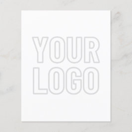 Flyer Aclarar automáticamente el logotipo para el fondo