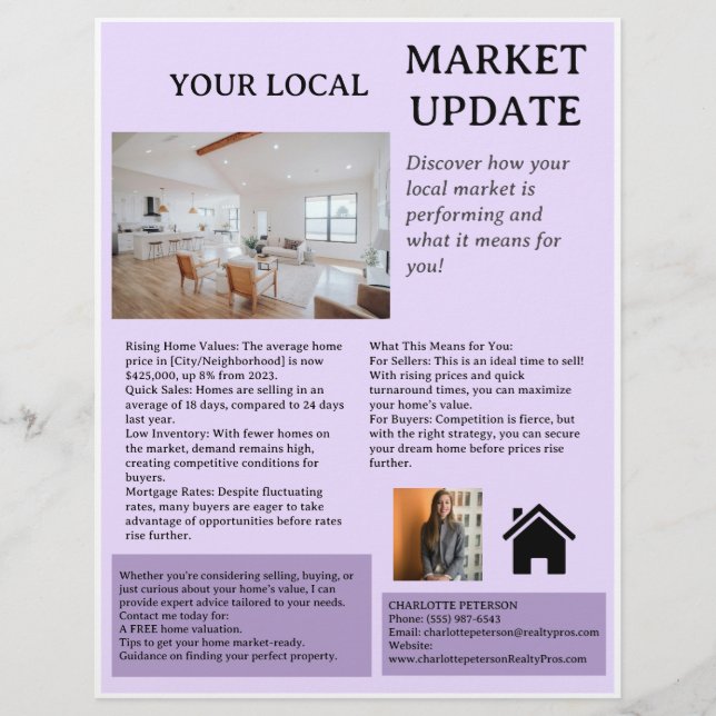 Flyer Actualización de mercado - Llamada a puerta inmobi (Frente)