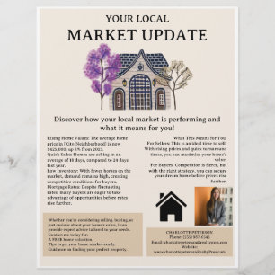 Flyer Actualización de Mercado Personalizada Llamando a 