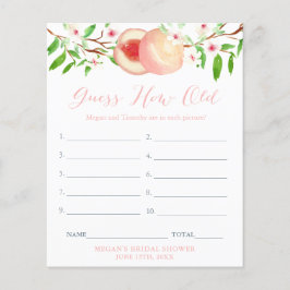 Flyer Adivinen cómo la vieja novia está en el juego de l