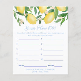 Flyer Adivinen La Era De La Ducha De Bodas De Novias Y M