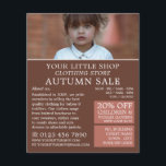 Flyer Adorable Chica, anuncio de tienda de ropa para niñ<br><div class="desc">Chica Adorable,  Volantes De Publicidad En Tienda De Prendas Para Niños Por La Tienda De Tarjetas De Negocios.</div>
