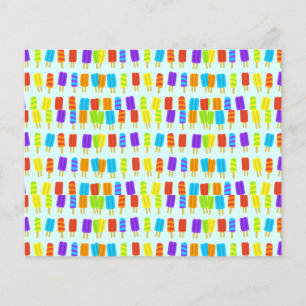 Flyer Adorable lindo verano popsiques icecream kawaii le