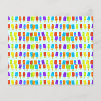 Flyer Adorable lindo verano popsiques icecream kawaii le